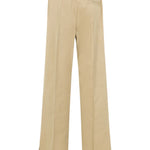 Pantaloni con vita elasticizzata in beige Jil Sander - donna 
