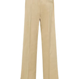 Pantaloni con vita elasticizzata in beige Jil Sander - donna 