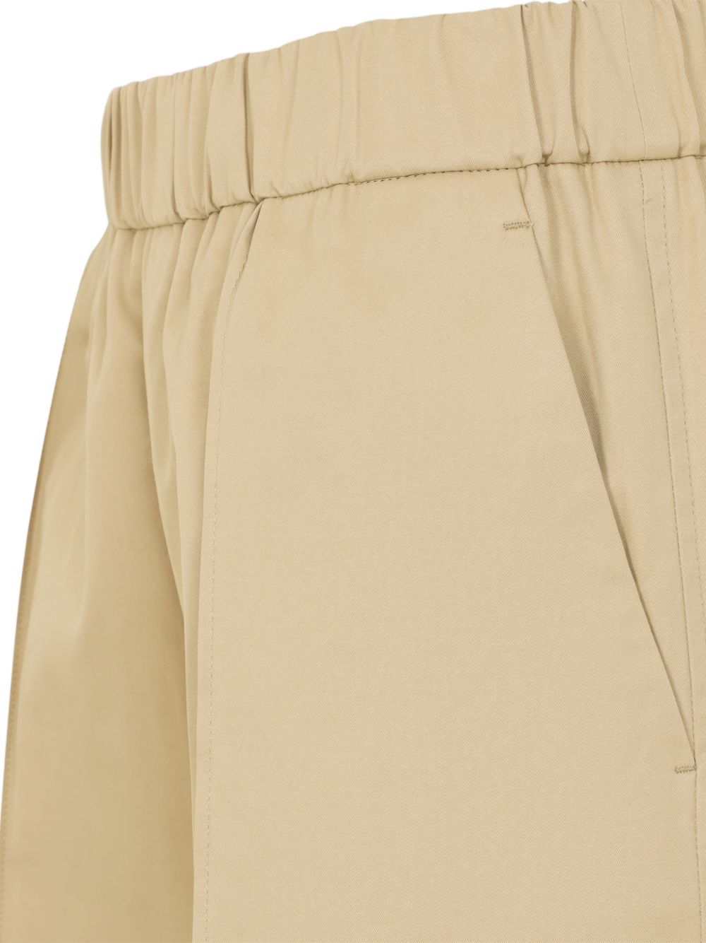 Pantaloni con vita elasticizzata in beige Jil Sander - donna 