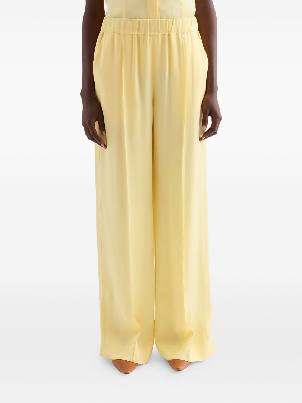 Pantaloni Envers con spacchi laterali in giallo chiaro Jil Sander - donna 