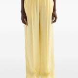 Pantaloni Envers con spacchi laterali in giallo chiaro Jil Sander - donna 
