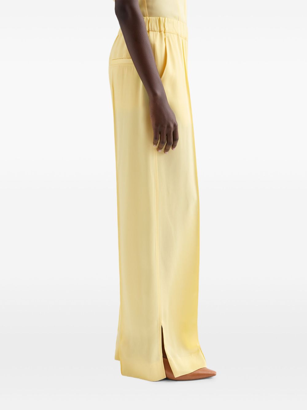 Pantaloni Envers con spacchi laterali in giallo chiaro Jil Sander - donna 