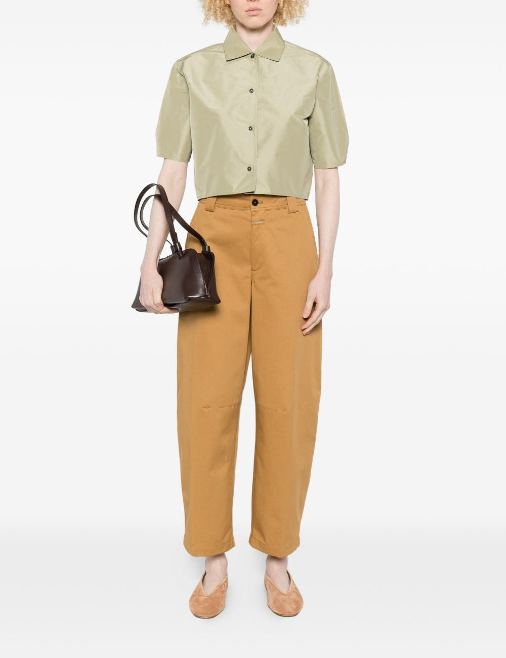 Camicia cropped 151 in avorio jil sander - donna 