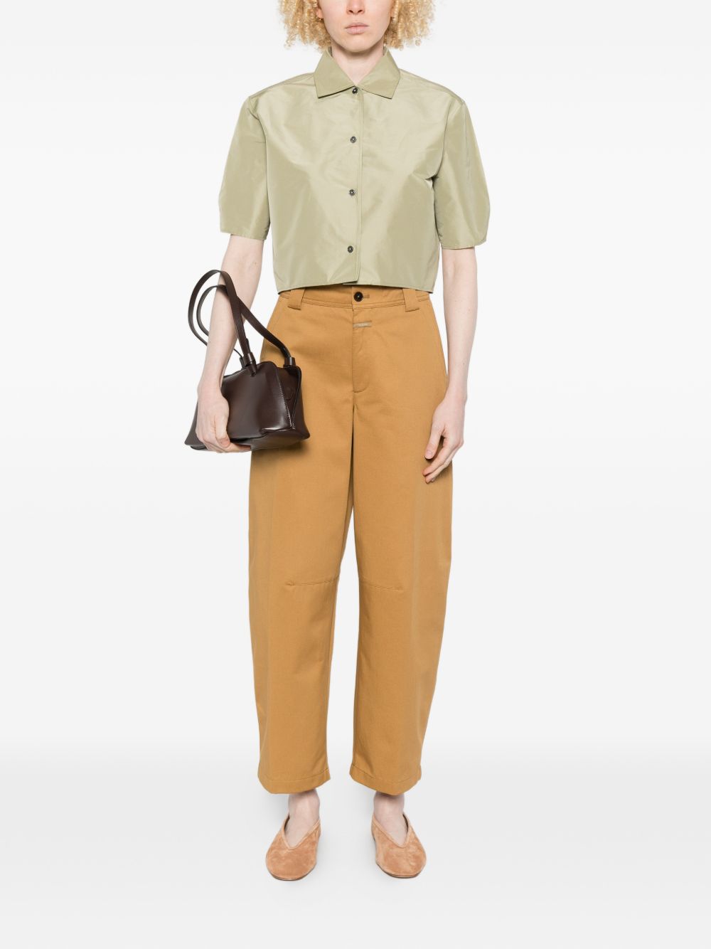 Camicia cropped 151 in avorio jil sander - donna 