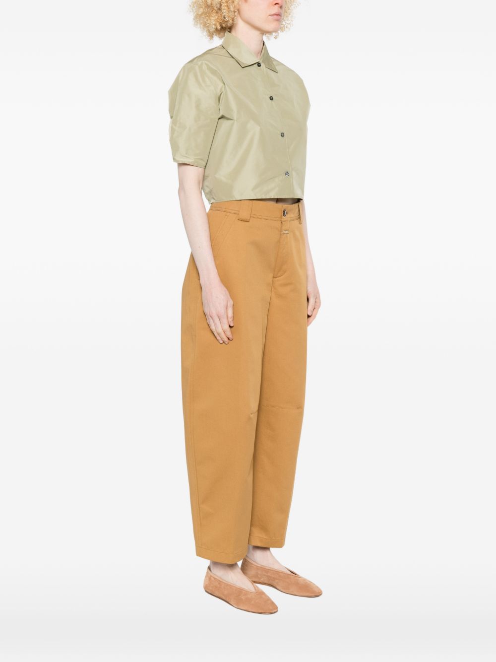 Camicia cropped 151 in avorio jil sander - donna 