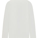 T-shirt con logo a maniche lunghe in bianco Jil sander - unisex 