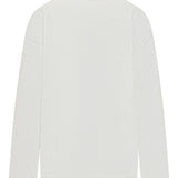 T-shirt con logo a maniche lunghe in bianco Jil sander - unisex 