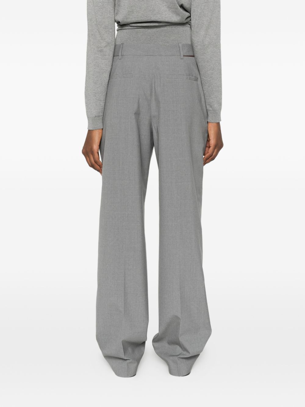 Pantaloni 140 in grigio jil sander - donna 