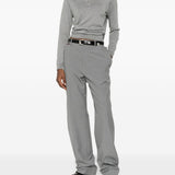 Pantaloni 140 in grigio jil sander - donna 
