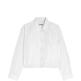 Giacca tecnica con orlo elasticizzato in bianco Jil Sander - donna 
