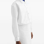 Giacca tecnica con orlo elasticizzato in bianco Jil Sander - donna 