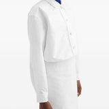 Giacca tecnica con orlo elasticizzato in bianco Jil Sander - donna 
