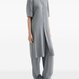 Camicia lunga in grigio Jil Sander - donna 