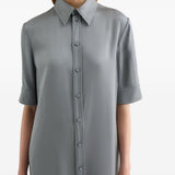 Camicia lunga in grigio Jil Sander - donna 
