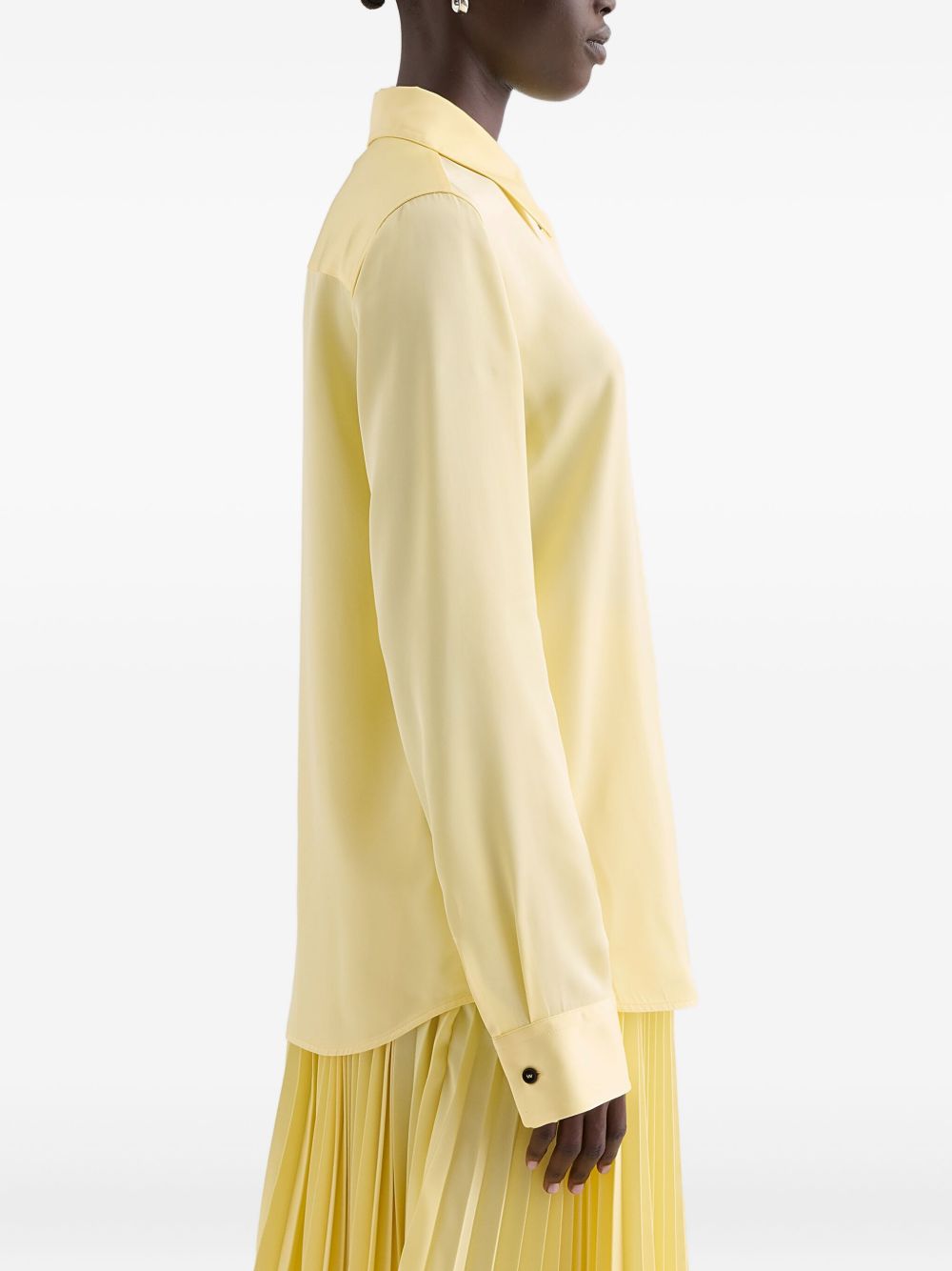 Camicia a maniche lunghe in giallo Jil Sander - donna 