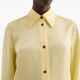 Camicia a maniche lunghe in giallo Jil Sander - donna 