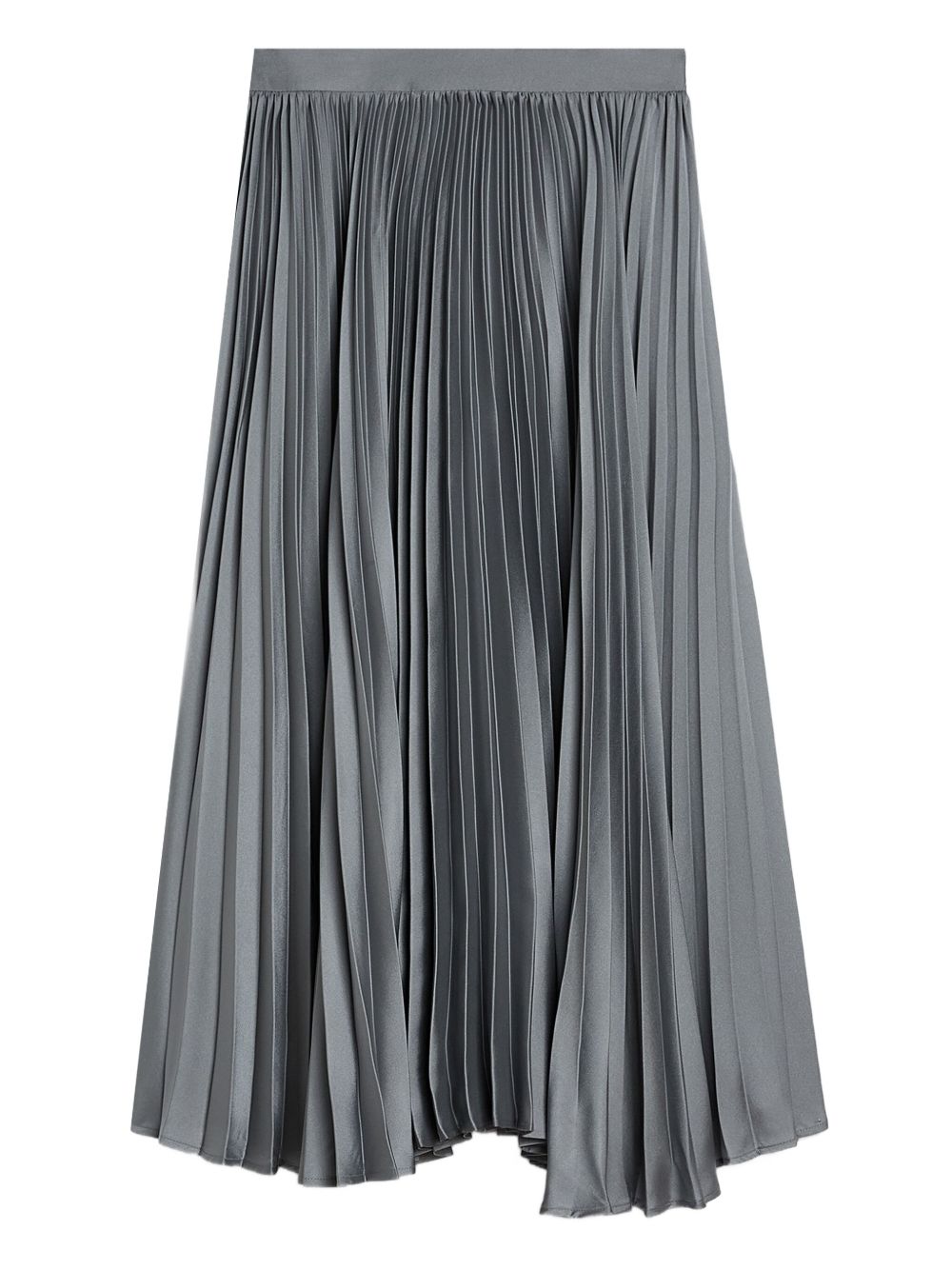 Gonna midi plissettata in grigio Jil Sander - donna 