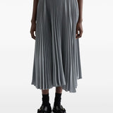 Gonna midi plissettata in grigio Jil Sander - donna 