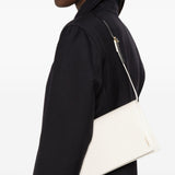 Borsa a spalla file in bianco Jil sander - donna 