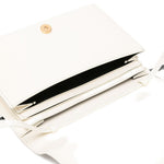 Borsa a spalla file in bianco Jil sander - donna 
