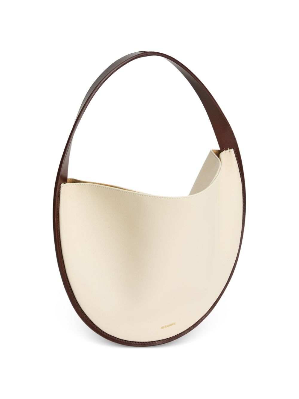 Borsa a spalla Pivot hobo in avorio Jil Sander - donna 
