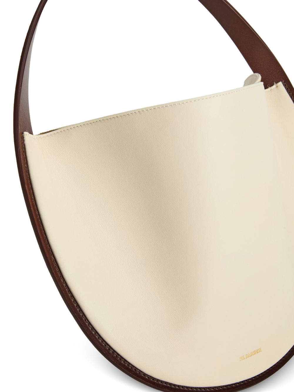 Borsa a spalla Pivot hobo in avorio Jil Sander - donna 