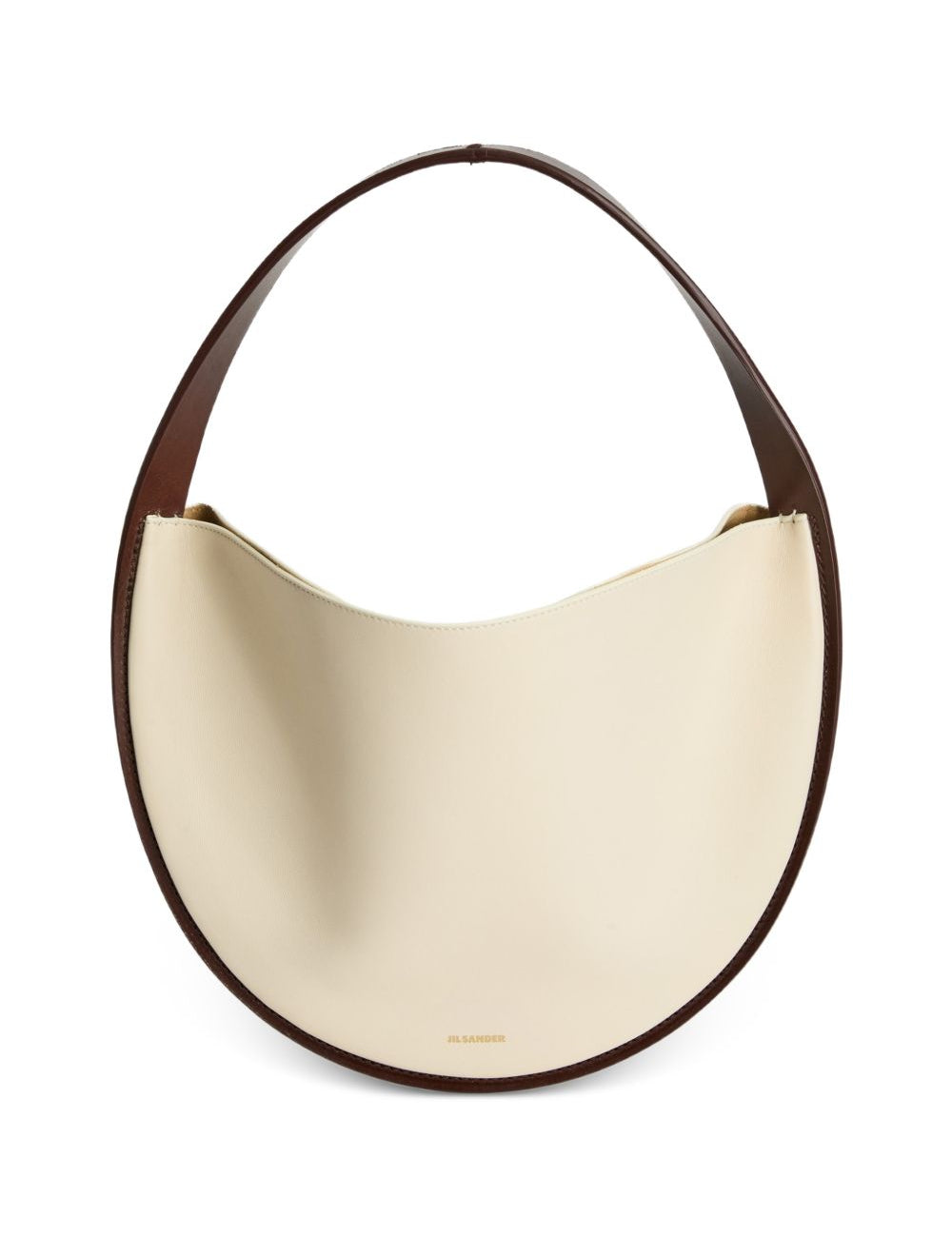 Borsa a spalla Pivot hobo in avorio Jil Sander - donna 