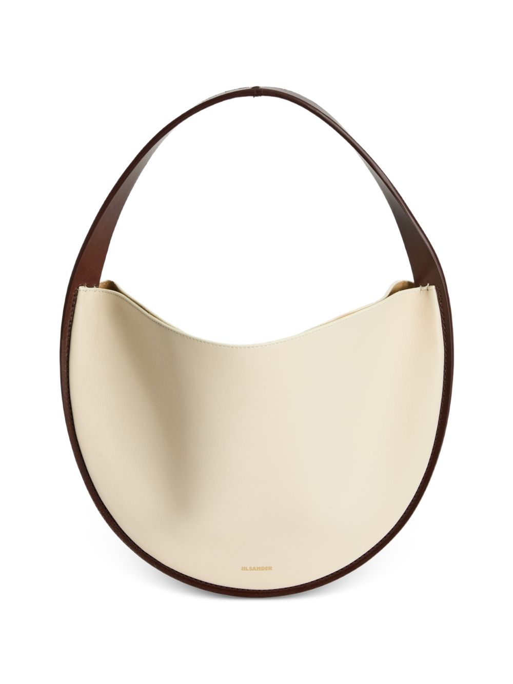 Borsa a spalla Pivot hobo in avorio Jil Sander - donna 