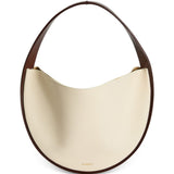 Borsa a spalla Pivot hobo in avorio Jil Sander - donna 