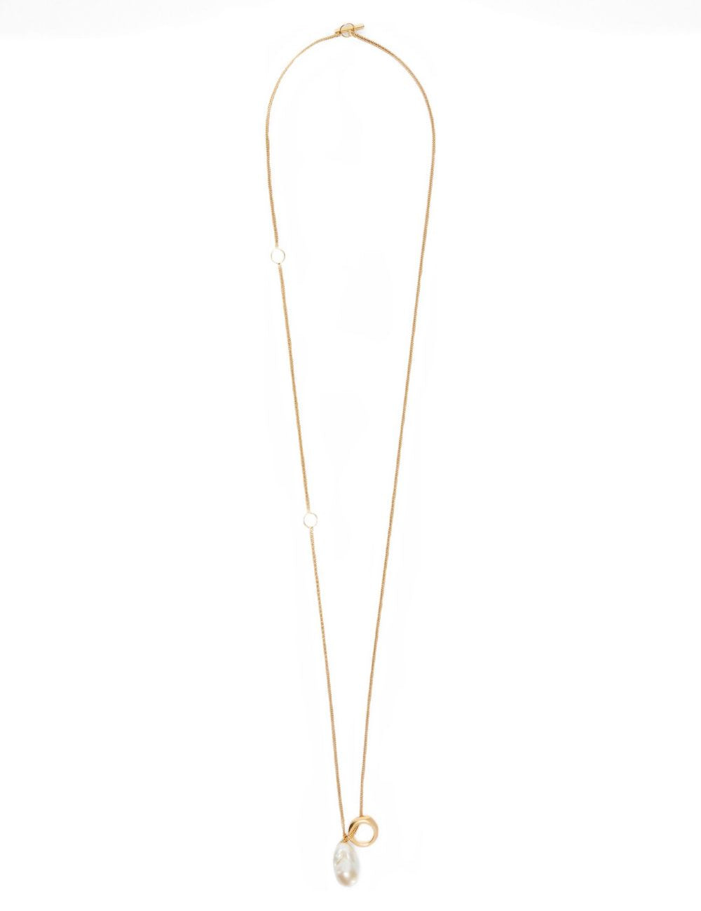 Collana con ciondolo in oro Jil sander - donna 