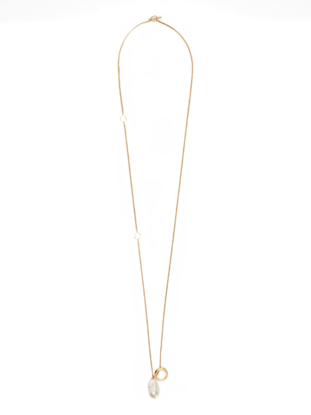 Collana con ciondolo in oro Jil sander - donna 