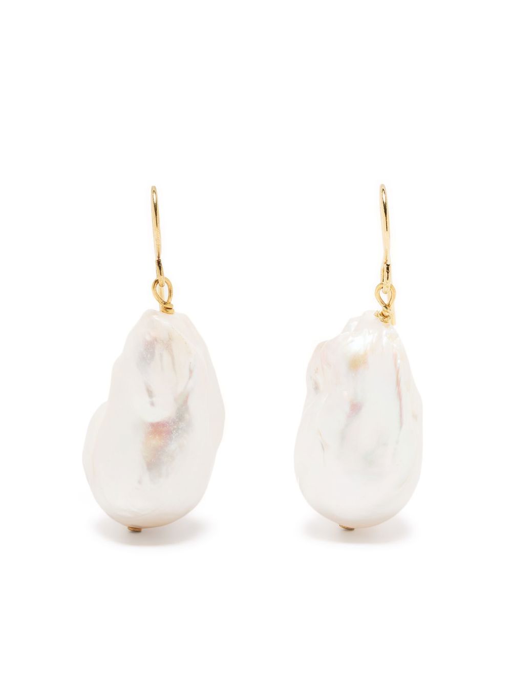 Orecchini pendenti con perle in oro e bianco Jil sander - donna 