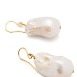Orecchini pendenti con perle in oro e bianco Jil sander - donna 