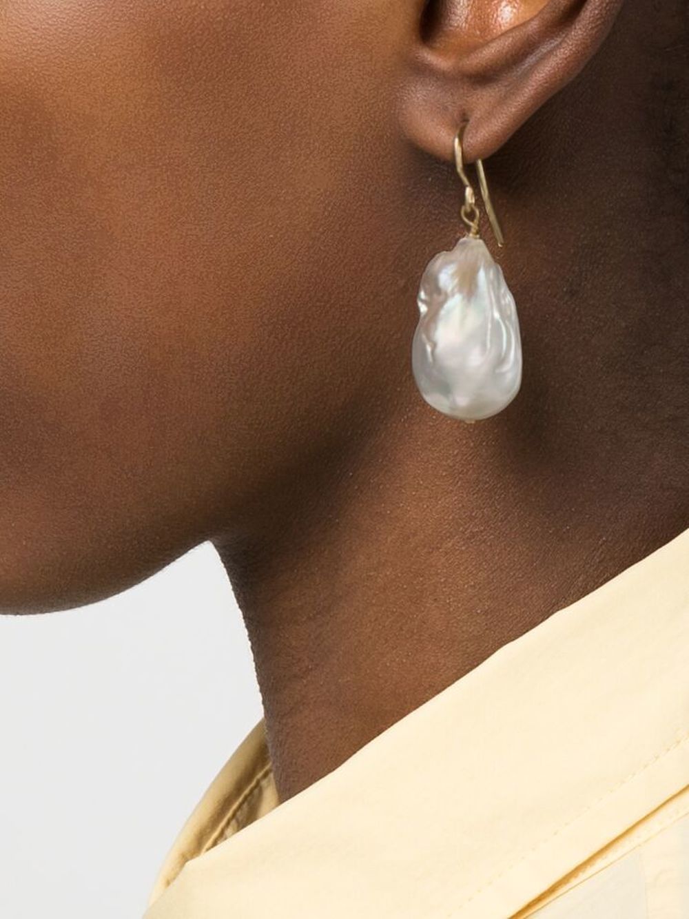 Orecchini pendenti con perle in oro e bianco Jil sander - donna 