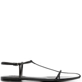 Sandali bassi a punta in nero Jil sander - donna 