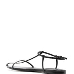 Sandali bassi a punta in nero Jil sander - donna 