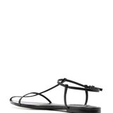 Sandali bassi a punta in nero Jil sander - donna 