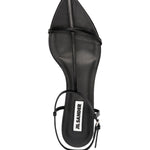 Sandali bassi a punta in nero Jil sander - donna 