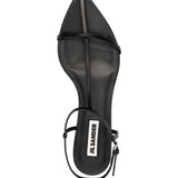 Sandali bassi a punta in nero Jil sander - donna 