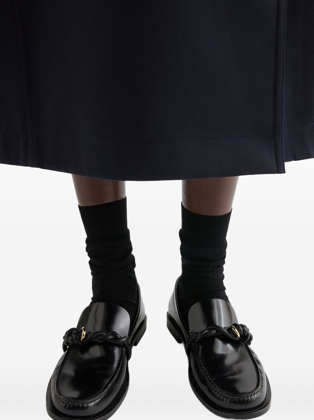 Mocassini tangle in nero Jil sander - donna 