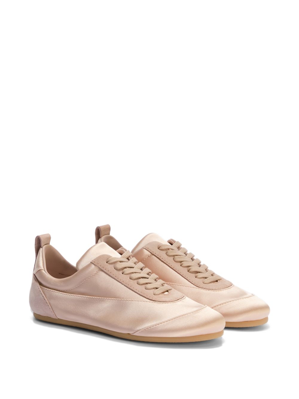Sneakers con finitura satinata in rosa Jil sander - donna 