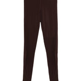 Leggings con logo in marrone Jil Sander - donna 