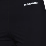 Shorts biker in cotone in nero Jil Sander - donna 