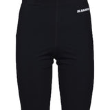 Shorts biker in cotone in nero Jil Sander - donna 