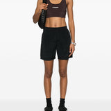 Reggiseno sportivo con logo in marrone Jil Sander - donna 
