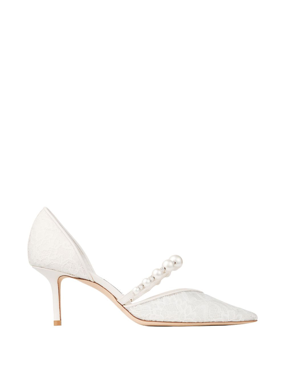 Decollete Aurelie con decorazione in bianco Jimmy choo - donna 