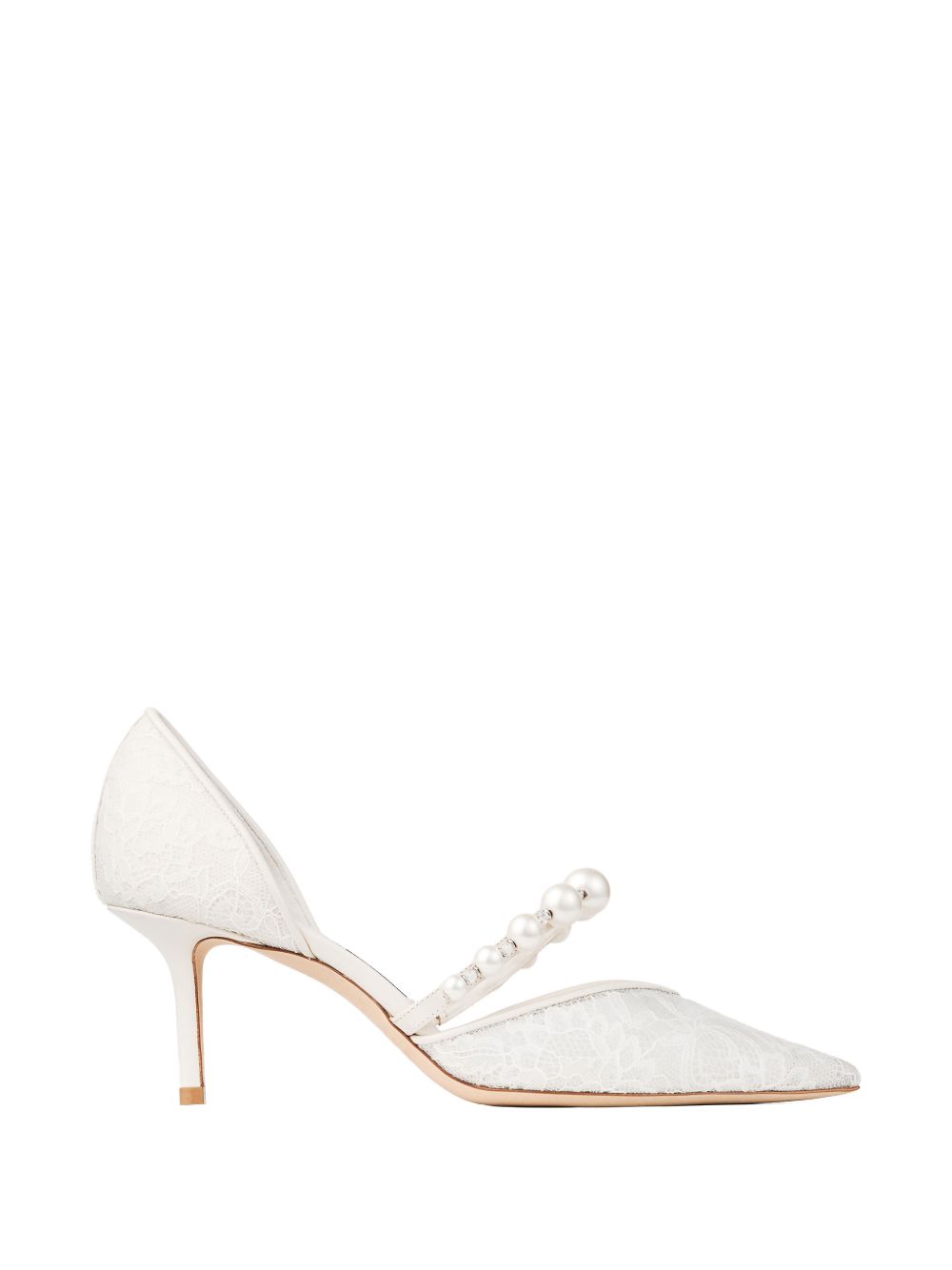 Decollete Aurelie con decorazione in bianco Jimmy choo - donna 