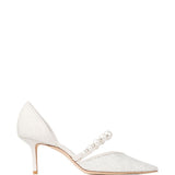 Decollete Aurelie con decorazione in bianco Jimmy choo - donna 