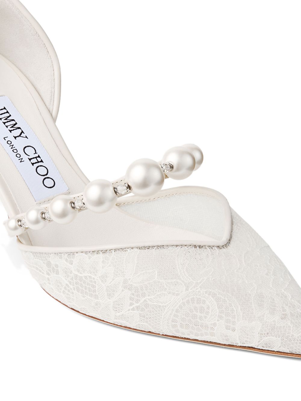 Decollete Aurelie con decorazione in bianco Jimmy choo - donna 