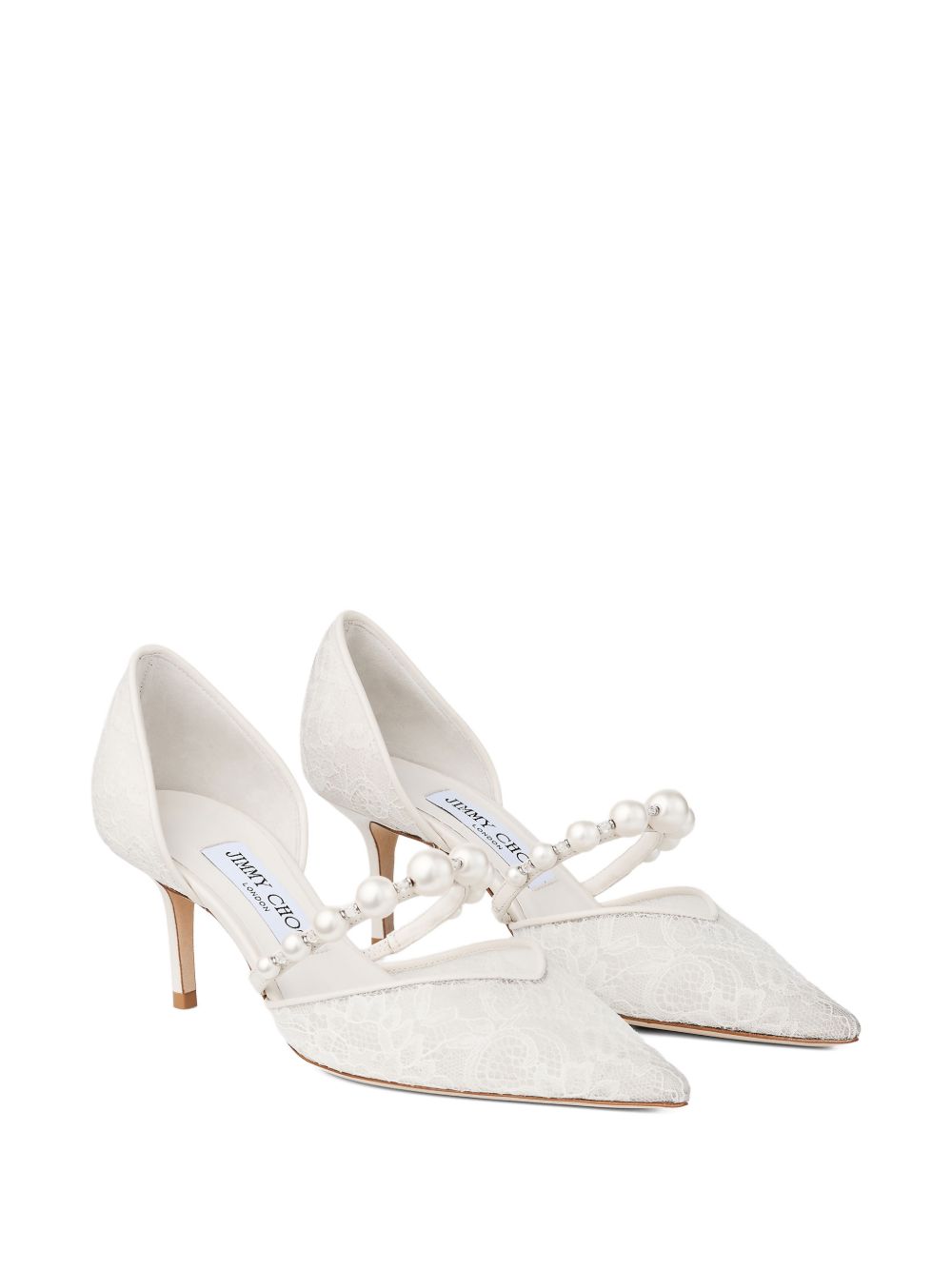 Decollete Aurelie con decorazione in bianco Jimmy choo - donna 